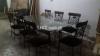Rod Iron Dining Set 8 Chairs For Sale