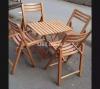 Wooden Folding Chair Table Set Brand new