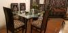 Slightly used 6chairs dining set excellent condition n center table