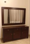 DINING CABINET WITH MIRROR.