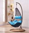 New Fancy Style Egg Shaped Swing Chair With Stand And Cushions