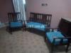 4 seater wooden sofa set... In good condition