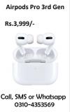 Airpods Pro 3rd Generation H1 Chip Box Packed Home Delivry Available