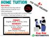 HOME Tuition (Lahore Based for Primary, Secondary and Inter)