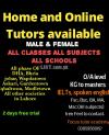 Home tutor & online Qualified and verified Male and Female