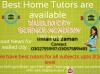 Best and well experienced tutors of all classes are available