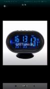 Car led display clock voltmeter