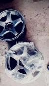 Lenso 5 Spokes 15 Inch Alloy Rims (4 Lugs) With Imported Tyres. (FS)