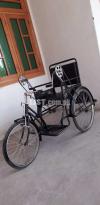 Tricycle for handicapped.All age  groups.easy in use