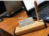 Customized your name on wooden ballpoint pen with wooden holder,
