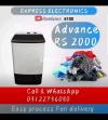 Advance sirf 2000 monthly 1350 dawlance washing machine