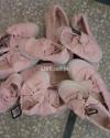 Pink bow shoes for little ones