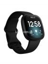 Fitbit Versa 3 Black Aluminum Case With Black Infinity band