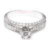 18K White Gold Diamond Ring for Women D-5041