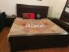 Few months used double bed side table and dressinig without mattress