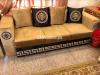 Gold Black Versace Sofa set decent look bed dining pury ghar ka saman