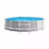 INTEX 26702 (Size:10ft/2.5ft) prism metal frame swimming pool for fun.