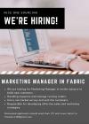Marketing Manager in Fabric