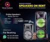 Portable Trolley Speakers Available On Rent For Indoor Outdoor Events