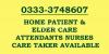 responsible home patient and elder care candidates available