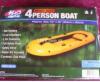 AWESOME H2O HEAVY DUTY 4-PERSON BOAT INFLATABLE BOAT 112" X 48"
