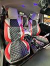 Suzuki Cultus , Alto, Mehroon, WagonR Seat Covers, Leather Upholstery