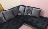 6 seater  velvet coated sofa brand new