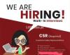 CSR hiring male