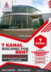 7 kanal Commercial building for Rent at Prime Location