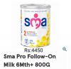 SMA pro growing up milk 800g only Rs 4450 orignal UK fresh import