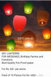 Sky lanterns & partys colour smoke