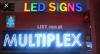 LED, 3D, Acrylic & back light flex sign board