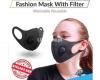 Black Fashion Kn97 mask with filter available in Quantity