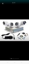 CCTV Dahua Hikvision 2 camera 2 mp 4 channel dvr XVR cable hard drive