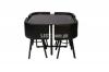 Dining Table 4 Persons Black