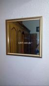 20x20 Inches Golden Looking Mirror