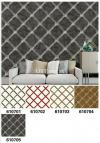Wall paper whol sale m and glass paper and curtains