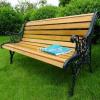 Outdoor park bench & chairs