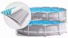 INTEX 26710 (size:12ft/30inc) prism round metal frame swimming pool.