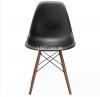 Modern Mid-Century Side Chair with Wooden Walnut Legs for Kitchen,