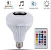 LED Light Bulb Bluetooth Speaker, 7W E26 RGB Charging Lamp