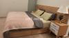 King size designer bed with 4 storage drawers & 2 side tables.