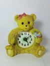 Bear Table Clock Attractive Design Imported
