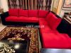 Lshape corner 7st sofa set new condition