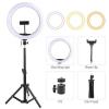 26CM Ring Light With Black Metal Body Tripod Stand Height 7 Feet