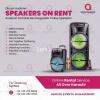 Portable Trolley Speakers Available On Rent For Indoor Outdoor Events