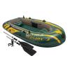 Intex Seahawk 3 Person Inflatable Boat Set with Aluminum Oars & Pump |