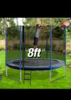8 Ft Trampoline with safty net.