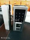 Biometric card and code access lock for glass door