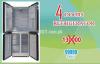 Inverex 567Ltr/20Cft Side by Side Glass 4 Doors Refrigerator INV-415GW